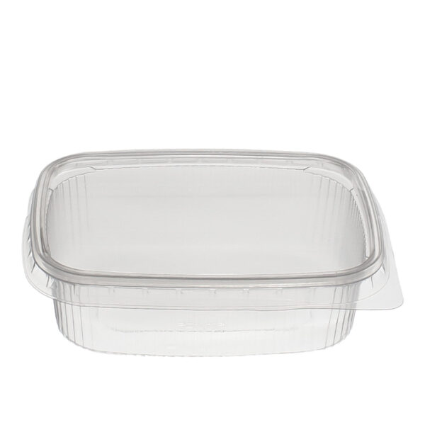 Salatbox, Feinkostbecher, 200cc, Kombi Verpackung, Eckig – Perfekt für mittlere Portionen