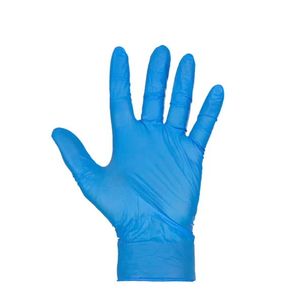 1000 Stück - 10 Kartons – Nitril Einweghandschuhe, Lebensmittelechte Handschuhe, MEDIUM, mikrotexturierte Fingerspitzen, puderfrei, latexfrei, unsteril, VIOLETT BLAU – Bild 4
