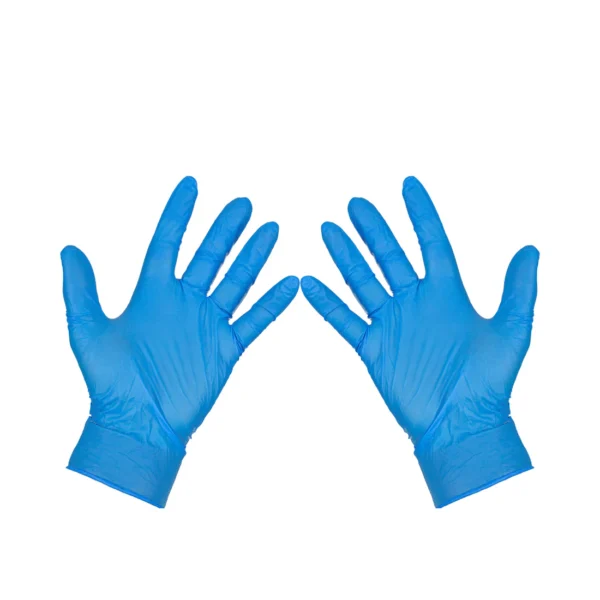 1000 Stück - 10 Kartons – Nitril Einweghandschuhe, Lebensmittelechte Handschuhe, MEDIUM, mikrotexturierte Fingerspitzen, puderfrei, latexfrei, unsteril, VIOLETT BLAU