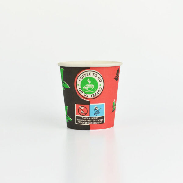 1.000 Stück – Kaffeebecher "Coffee to go", 4oz, 118 ml