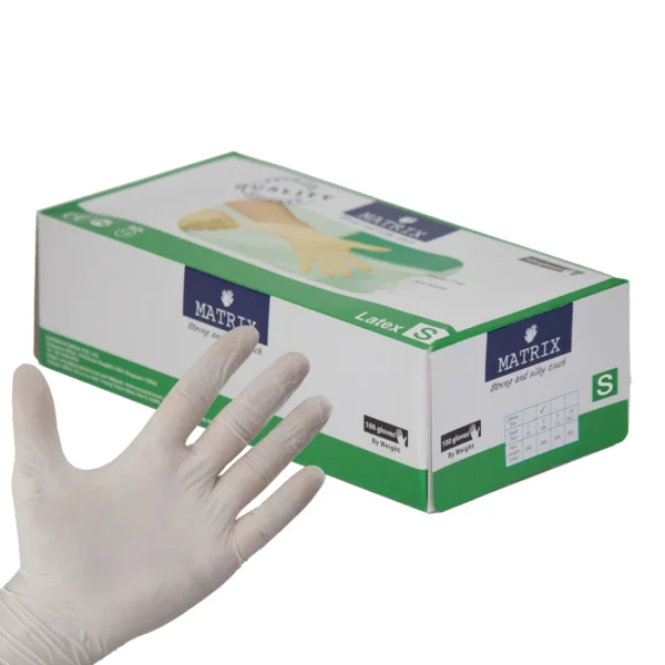 1000 Stück - 10 Kartons – Nitril Einweghandschuhe, Lebensmittelechte Handschuhe, SMALL, mikrotexturierte Fingerspitzen, puderfrei, latexfrei, unsteril, WEISS – Bild 2