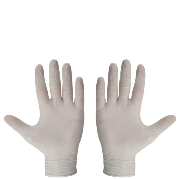 1000 Stück - 10 Kartons – Nitril Einweghandschuhe, Lebensmittelechte Handschuhe, SMALL, mikrotexturierte Fingerspitzen, puderfrei, latexfrei, unsteril, WEISS – Bild 4