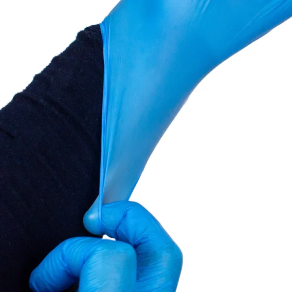 1000 Stück - 10 Kartons – Nitril Einweghandschuhe, Lebensmittelechte Handschuhe, MEDIUM, mikrotexturierte Fingerspitzen, puderfrei, latexfrei, unsteril, VIOLETT BLAU – Bild 6