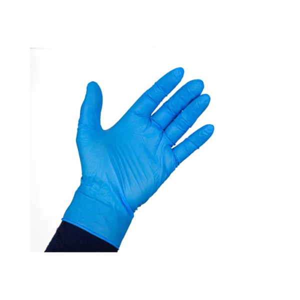 1000 Stück - 10 Kartons – Nitril Einweghandschuhe, Lebensmittelechte Handschuhe, MEDIUM, mikrotexturierte Fingerspitzen, puderfrei, latexfrei, unsteril, VIOLETT BLAU – Bild 5