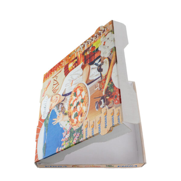 Pizza Karton 32 , Weiß , ( 100 Stück / Pack ) , 32x32x4 cm – Bild 3