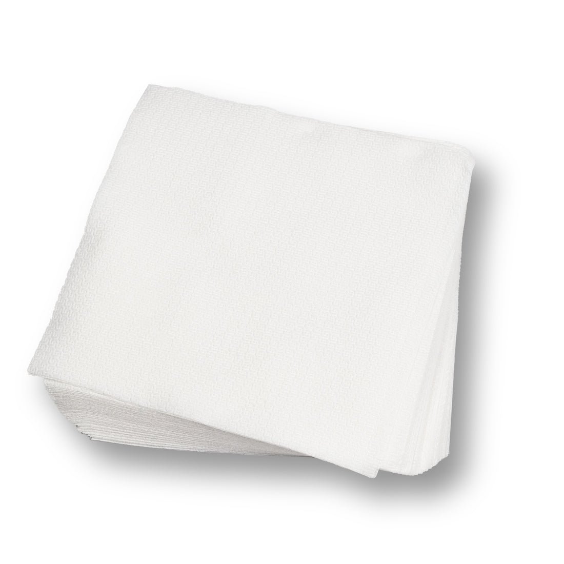 Servietten, Standard Zellstoff, 1-lagig, geprägt (2 Stück/Pack, 33x33 cm)