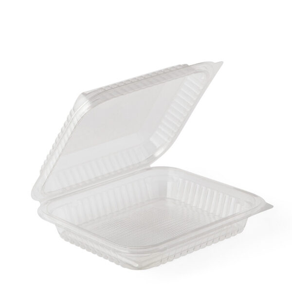 200 Stück/Karton, Salat-Box, 800ml, Flach