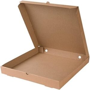Pizza Karton 29 , Braun , ( 100 Stück / Pack ) , 29x29x4 cm