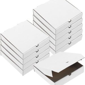 Pizza Karton 60 , Weiß , ( 100 Stück / Pack ) , 60x40x5 cm